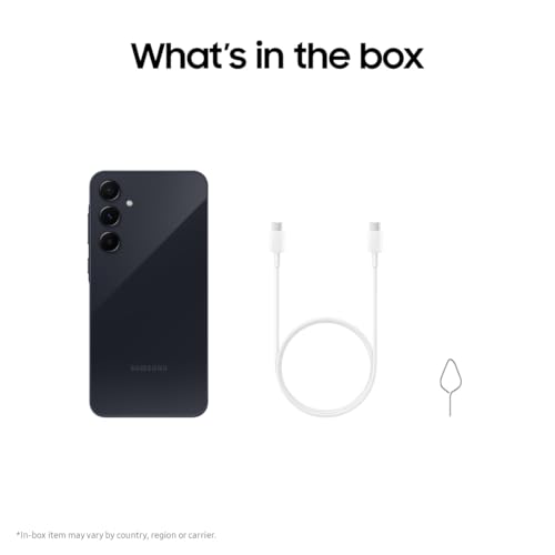 Samsung Galaxy A55 5G, Factory Unlocked Android Smartphone, 128GB, 8GB RAM, 2 day battery life, 50MP Camera, Awesome Navy, 3 Year Manufacturer Extended Warranty (UK Version) Samsung Galaxy A55 5G, Factory Unlocked Android Smartphone, 128GB, 8GB RAM, 2 day battery life, 50MP Camera, Awesome Navy, 3 Year Manufacturer Extended Warranty (UK Version)