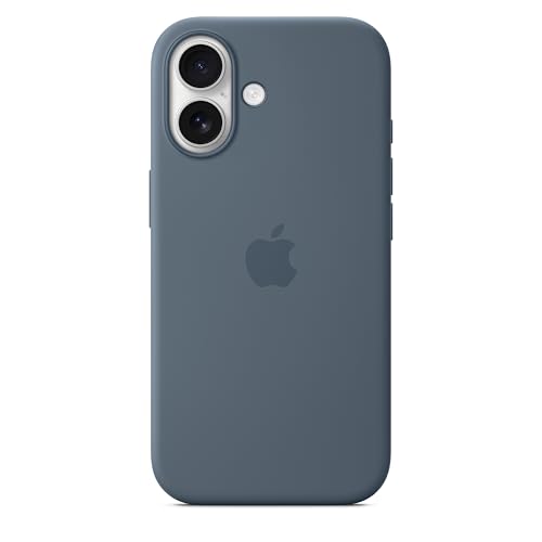 Image of Apple iPhone 17 Silicone Case with MagSafe - Anchor Blue 