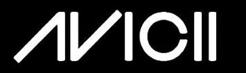 MAZ DISTRIBUTIONS Avicii Sticker Vinyl Avicii Decal for Laptop Removable Waterproof Sticker for Motorbike Useable Indoor and Outdoor Easy use for Car, Van, SUV and Mailbox Black MAZ- 358