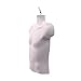 SSWBasics Male Molded White Shirt Form - Fits Men's Sizes S-L - Hanging Mannequin - Male