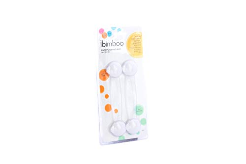 Trava em Silicone, Ibimboo, Branco, Pequeno, pacote de 2