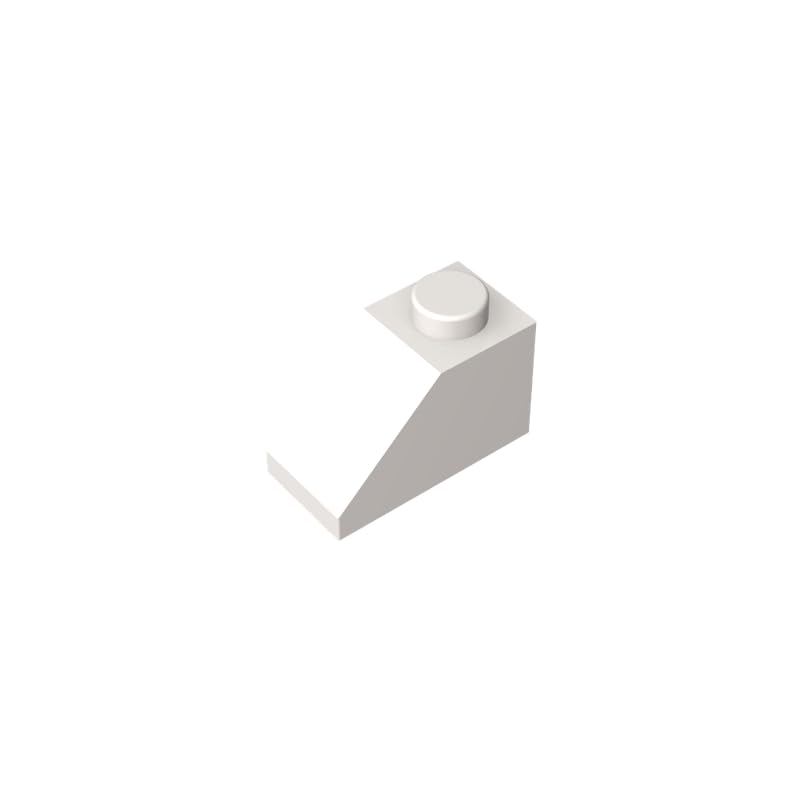 Gobricks 3040 Slope Brick 2x1 Sloped Brick 50 Pieces GDS-588 Compatible with Lego Building Blocks Color:White