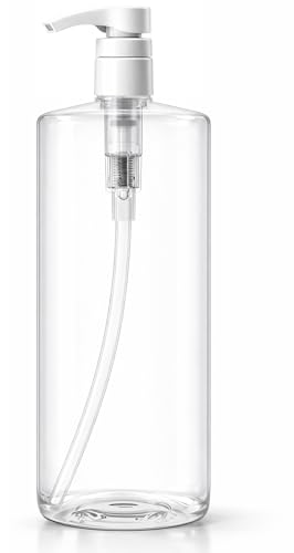 Bar5F Pump Bottle 32-Ounce 1-Liter Empty for Shampoo Conditioner Body Wash Lotion BPA-Free...