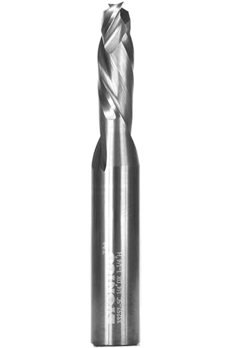 Image of YONICO CNC Compression Bit 2 Flute Spiral End Mill Router Bit 3 /8-Inch Dia. 1 /2-Inch Shank 33252-SC