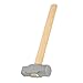 hokojix Heavy Duty Octagonal Hammer with Wood Handle Versatile Tool Masonry Hammer Tool for Wall Breaking & Work, 313x278x103x34mm