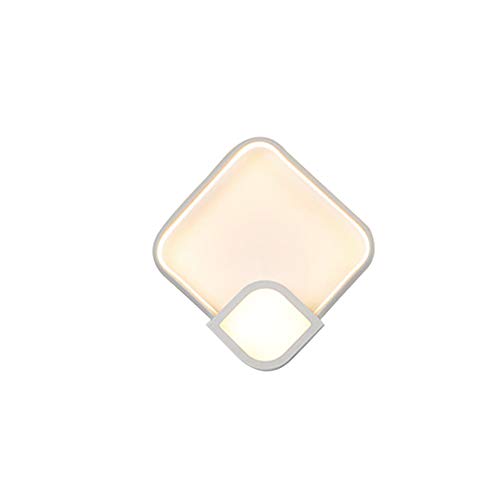 Preisvergleich Produktbild SUNTRE HWSUS Wandleuchte Einfache Mode Persönlichkeit Arbeitszimmer Weiß Warmes Licht Lange Lebensdauer Nicht Blendend Geeignet Für Jede Szene Dekoration Größe 27 * 27 cm