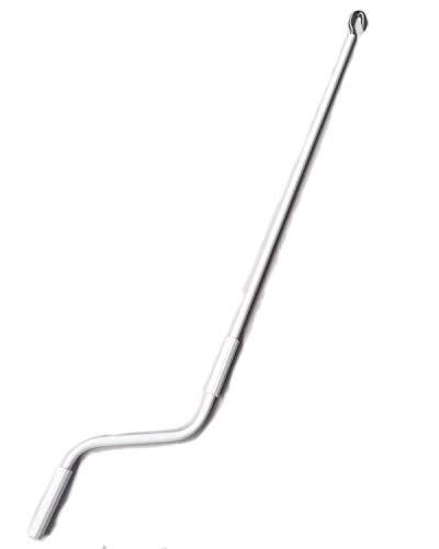 Manivela Profesional para toldos enrollables Corta (120, Blanco)