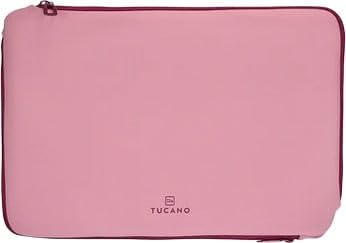 Tucano Doppio Funda Protectora 13/14", Rosa - Neopreno Reciclado, Doble Ranura, Cremallera