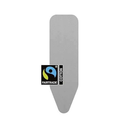 Image of Brabantia 216800 Ironing Board Cover Metallized Cotton / Foam 2 mm Grey - Size A (43 inch x 12 inch)