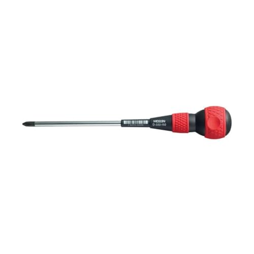 Hozan D-332-150 Electric Screwdriver, Soft Cushion Grip, Strong Chrome Vanadium Steel Shaft with Tip Magnet