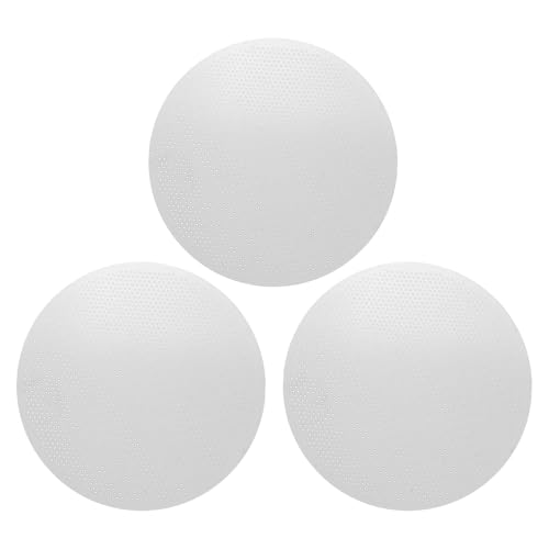 jojofuny Lot de 3 Filtres à Café Réutilisables en Acier Inoxydable Gravé Tamis à Mailles Fines Compatible Porte-Filtre Expresso Filtration pour Machine à Café Nettoyage Facile Solide