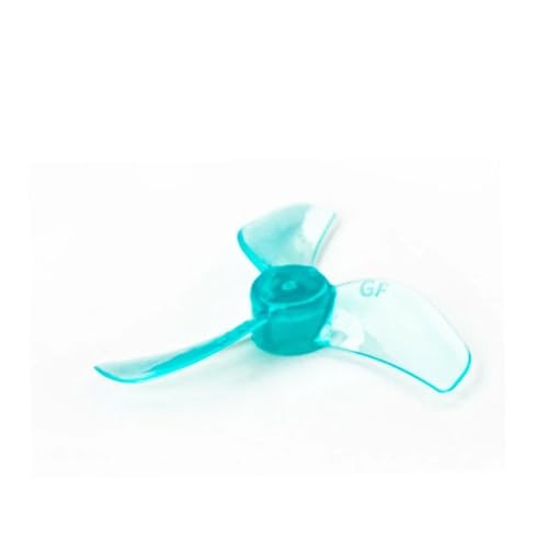 Hélice à 4 pales 1208 Clear Red 1.5mm pour mini drones high KV de course - 6