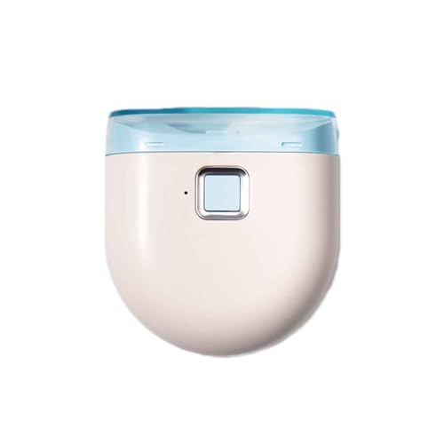 電動爪切りニッパーつめきり電動爪削りつめ切りはさみ爪きりはさみ小型巻き爪 爪切り爪やすりステンレスネイルニッパー自動爪やすり充電式家庭用高齢者にも適しています (6.5x6.4x2.9cm,White)