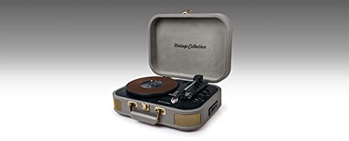 Platine Vinyle Bluetooth Muse MT-201 BTG Collection Vintage Taupe - Les Beatles, Paul McCartney, John Lennon, RIngo Starr, George Harrison Platine Vinyle Bluetooth Muse MT-201 BTG Collection Vintage Taupe