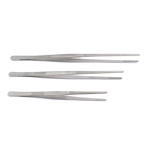 Aven 18472, 6-Piece Tweezers Set in Plastic Pouch, 12 Sets