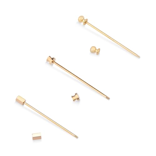 wynameleri Mens Shirt Collar Bars Pins Clips Clasps Silver Tone and Gold Tone Set 3 PCS Business Gift 60mm4
