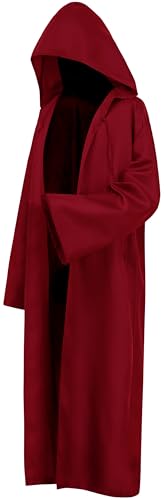 Image of Cosplaysky Men's Cosplay Cloak Robe Costume Halloween Tunic Hooded Uniform