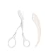 Haoooan Women Face Shavers, 2 sztuk/zestaw brwi trymer zestawy do brwi skrobanie nóż nożyce do brwi clip bojowy rzęsy szczotka do brwi przycinanie do makijażu narzędzia
