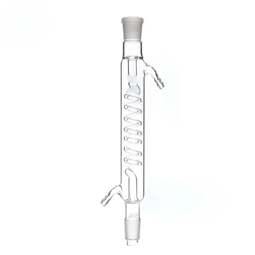 Condenseur serpentin en verre 19/26 optimisant le reflux en laboratoire