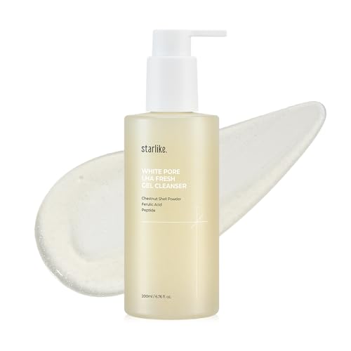 starlike White Pore LHA Fresh Gel Cleanser I LHA & Fine Grain Powder I Daily Mild Face Wash I Helps...
