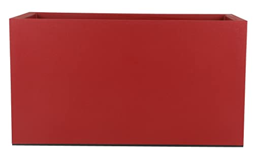 Pot à Bac Granit, 80cm x 40cm, Rouge