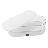 FRCOLOR Portable Eyeglass Cleaner Machine High-Frequency for Deep Cleaning Jewelry and Eyewear Compact and Multi-Functional for Home and Travel