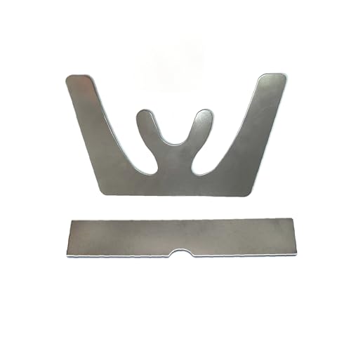 Image of Dental Stainless Steel Fox Plane Plate Autoclavable Occlusal Maxillary Casting Jaw Plate for Fabricating Dentures