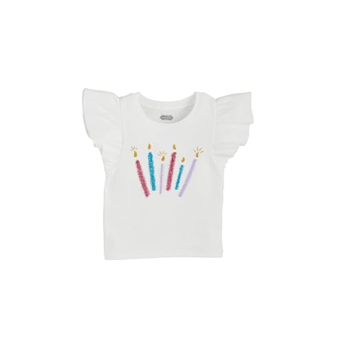 Mud Pie Girls Children's Candles Girl Birthday Tee