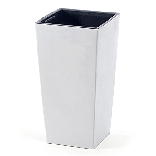 Urbi Square Eco Wood: Maceta cuadrada decorativa