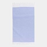  TEXTIL TARRAGO Toalla de Playa Fouta Hamman 100% algodón Egipcio, Doble Rizo pestamal 90x180 cm PEST25