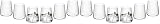 Gerlach 1760 Lot de 12 verres à boire 430 ml Verres à eau Verres à cocktail Verres à jus V...