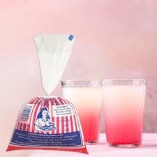Chicha La Granadina Traditional Nicaraguan Beverage, Red and White Striped Design, 3 Pack