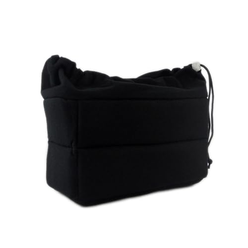 Insert sac photo rembourré noir 26x12x17 cm avec séparateurs pour reflex