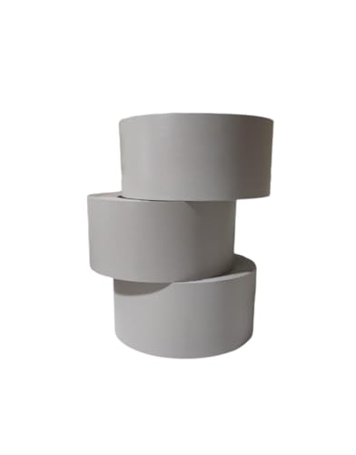 Fita De Borda Para Madeira Formica Mdf Cinza Cristal/Platina Tx Acabamento Moveis (45mm)