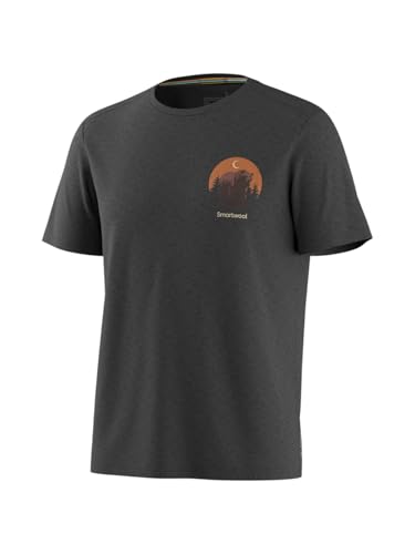 T-shirt actif homme Smartwool Lunar Bear manches courtes respirant