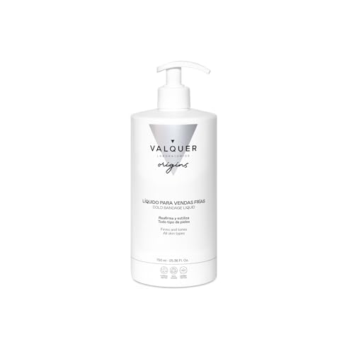 VALQUER Líquido de Vendas Frías para Alivio de Piernas Hinchadas o Cansadas | Piernas Ligeras | Mejora la Circulación Sanguínea con Extractos Naturales y Algas | 750 ml