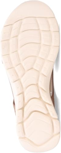 Skechers Women's Flex Appeal 4.0-Livin' in This Sport Sandal, Mocha, 11