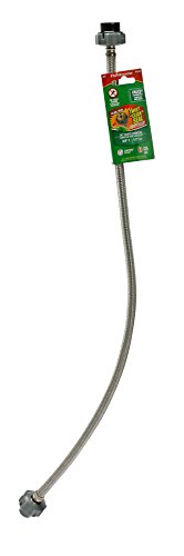 Fluidmaster B1F30Cs Click Seal Faucet Connector, Braided Stainless Steel - 3/8-Inch Compression Thread X 1/2-Inch F.i.p. Thread, 30-Inch Length #TOP3