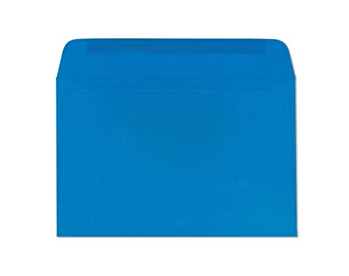 9X12 Blue Starburst Booklet Envelopes - Large Colored Envelopes 9X12 Size For Unfolded A4 Sheets & Catalogs - Pack Of 15 Blue Envelopes #TOP1