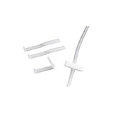 neoLab Dialysierschlauch-Verschlussclips mit Schnappverschluss, Blau, 45 mm Breit, 10 Stück