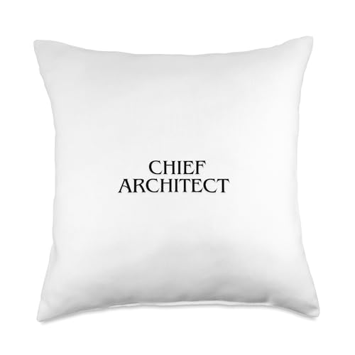 Chief Architect with a Vision for Future Skylines Throw Pillow