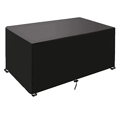 Housse protection salon de jardin imperméable anti-UV 220x110x80cm - 2