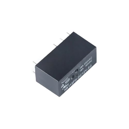 Relé HK115FH DC 5V 12V 24V con convertidor de potencia de 8 pines 1 Uds 6