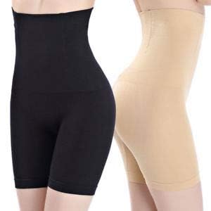 High Waist Mid Thigh Shaper Women's Shapewear Pack of 2-image-11