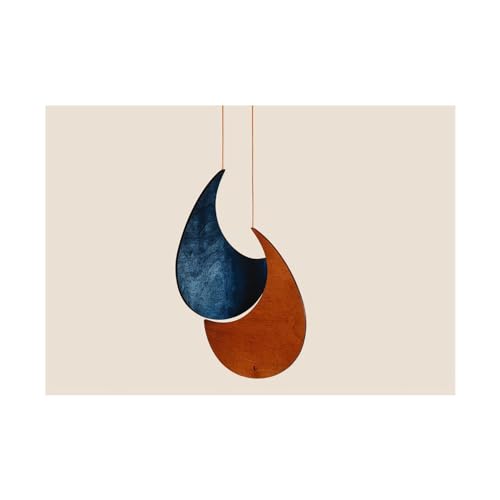 Mural peinture abstraite moderne 70x90cm pour une décoration intérieure raffinée