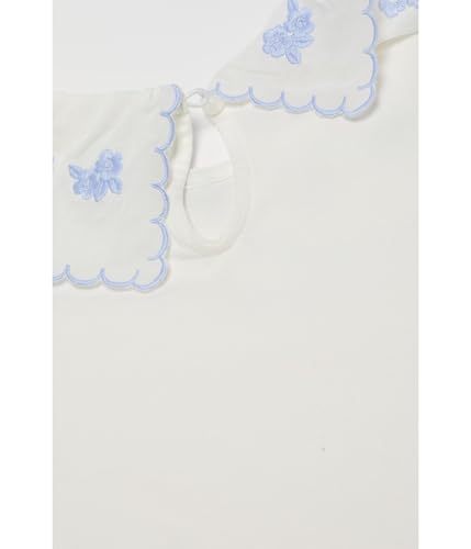 Janie and Jack Girls' Eyelet Collar Top (Toddler/Little Big Kids)2