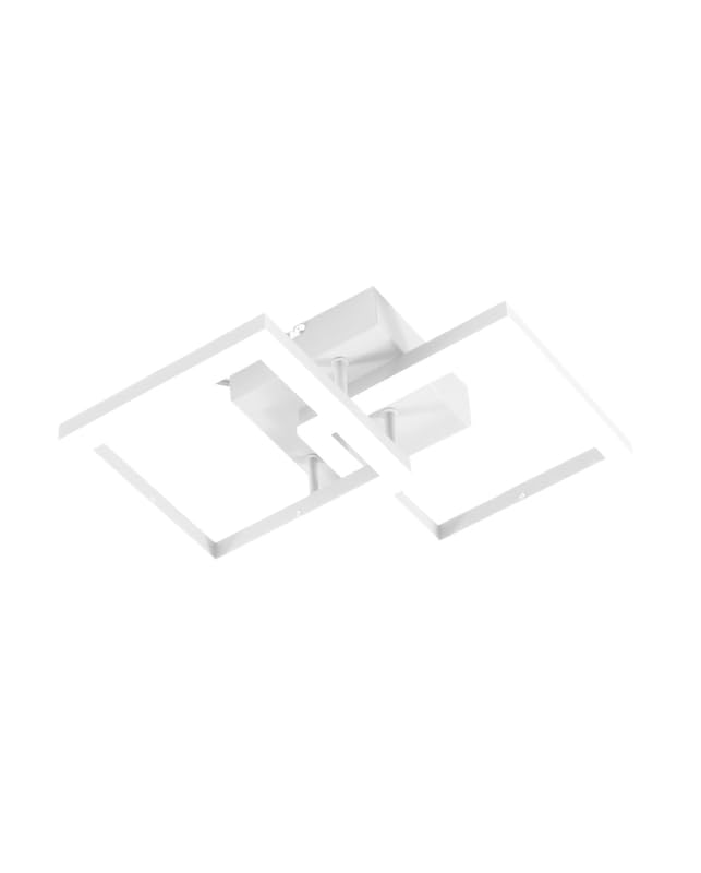 Plafonnier LED moderne Bard Fabas Luce 21W blanc 3394-28-102