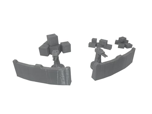 Ya en mundofriki.es: Desert Scatter Terrain Sci Fi Style - Contenedores de pistola de 28 mm, impresión 3D