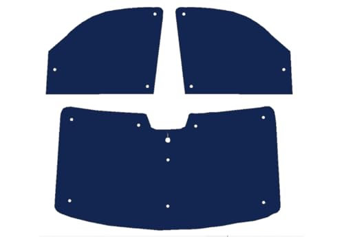 Sombrilla para Parabrisas de VW Crafter 2017+ Conjunto Frontal Reversible Carbón 2