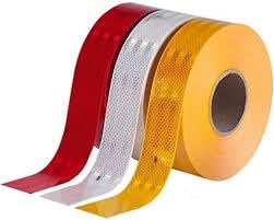 TRUEBOND High Intensity Reflective Multi Colour Reflective Tape Yellow,Red,White 48mm*2MTR (meter Each Color)(pack of 3)-image-47